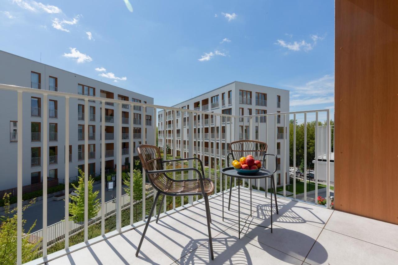 Modern Apartment With Balcony Warsaw Mokotow Aignera By Noclegi Renters Luaran gambar